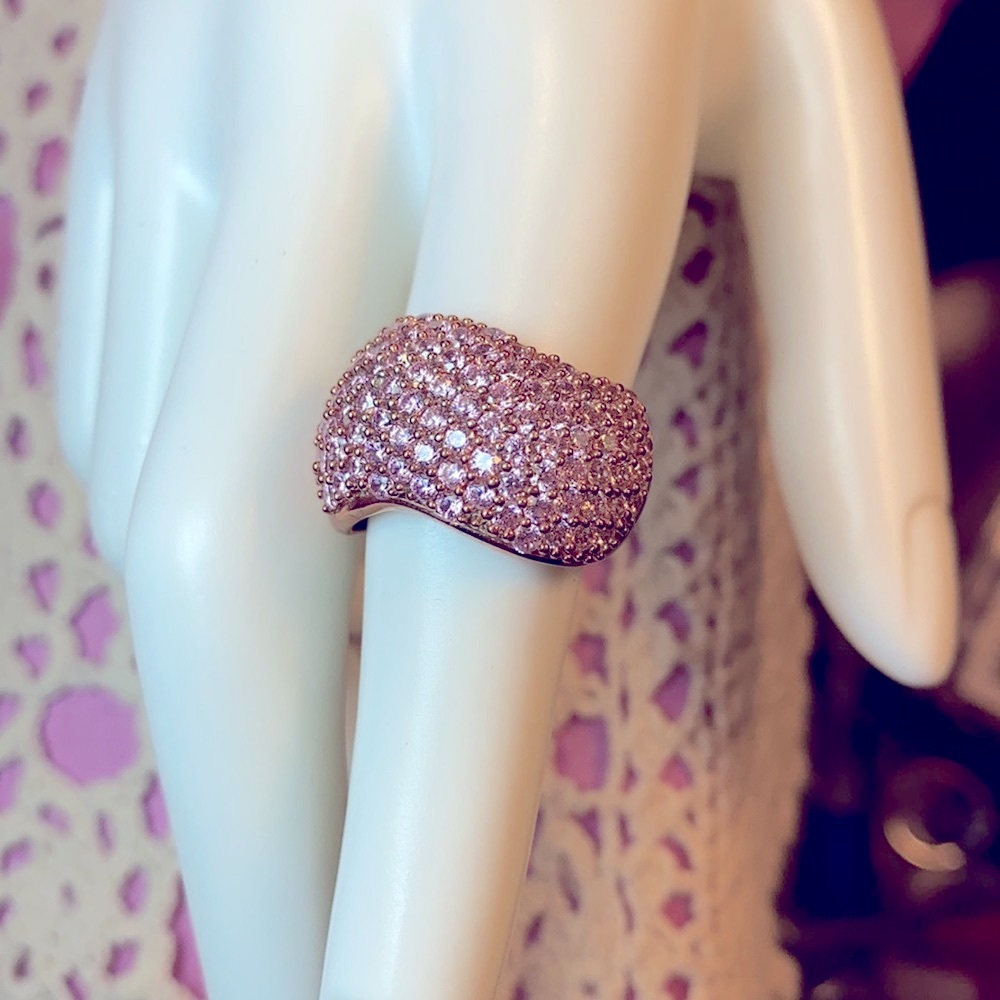 Pink Diamond Simulant. NEW - Picture 2 of 14